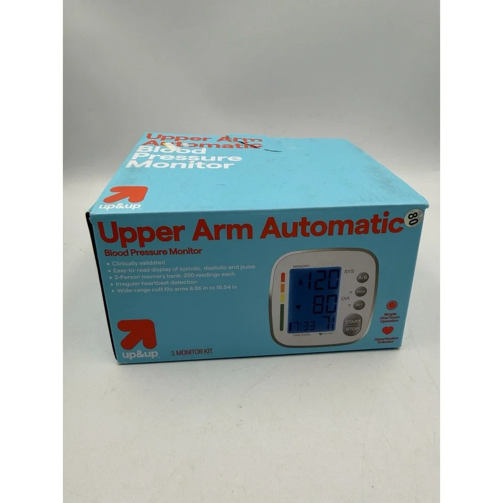 Target Up&Up Upper Arm Automatic Blood Pressure Monitor OPEN BOX